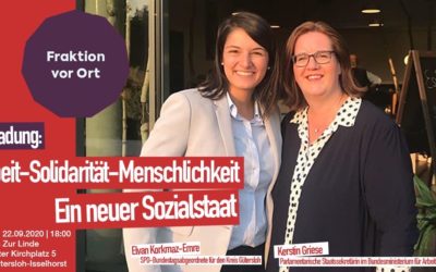 Arbeit – Solidarität – Menschlichkeit: Ein neuer Sozialstaat!